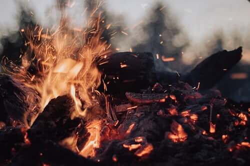 fire and flames